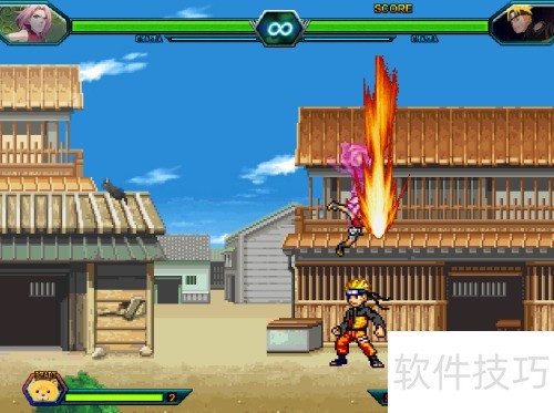 死神vs火影1.1下载_死神VS火影3.2 小樱技能操作_死神VS火影3.2 小樱绝技连招