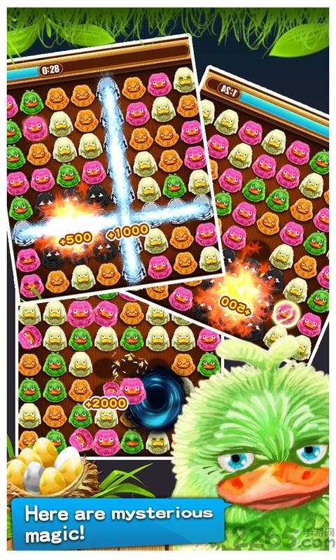 怪鸭对对碰游戏特色_怪鸭对对碰消除游戏_对对碰下载